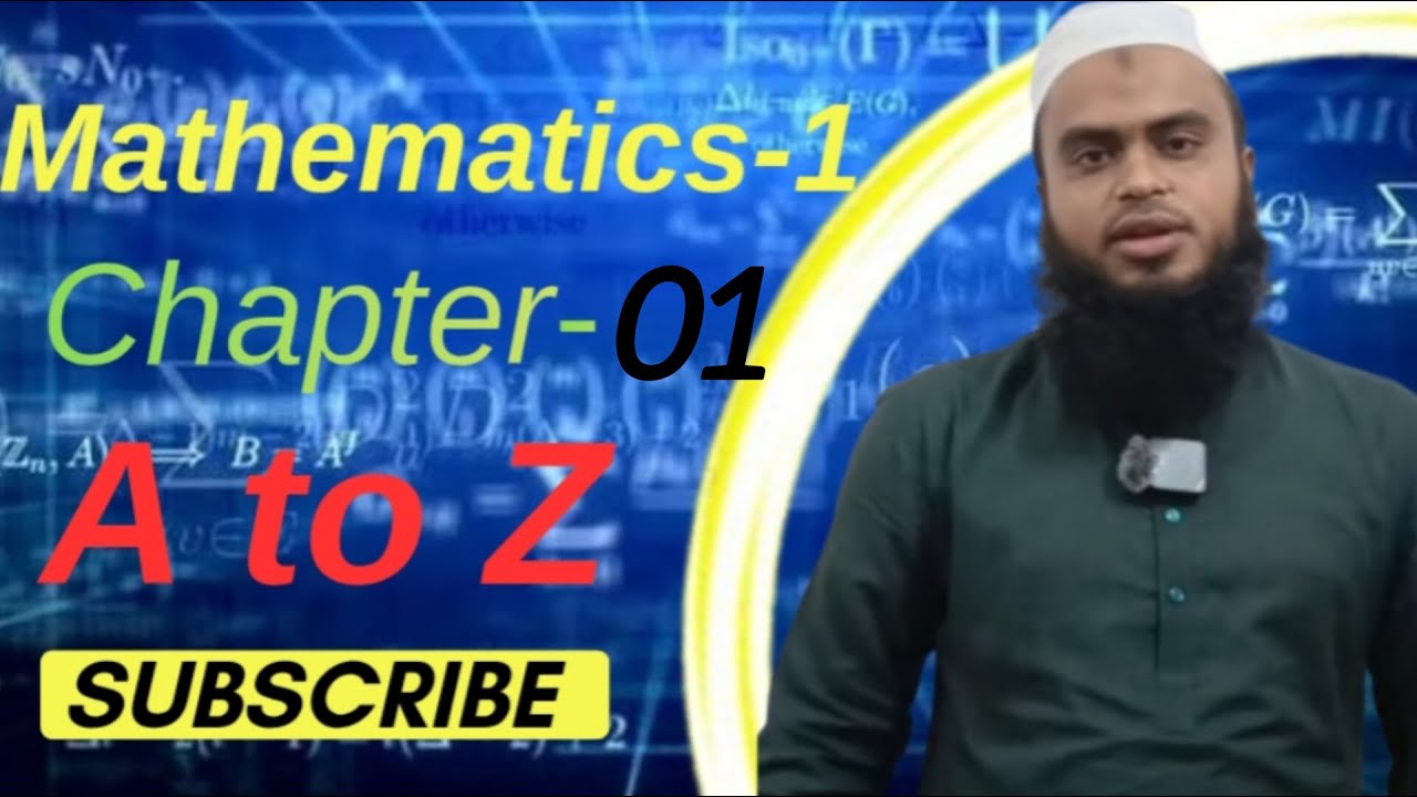 Mathematics-1, Chapter-1 - YouTube