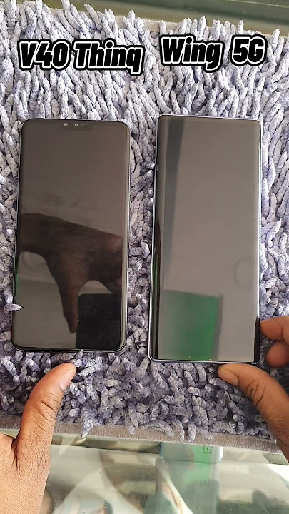 LG V40 Thinq Vs LG Wing 5G Reboot Test