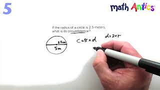 Math Antics Exercise Video 53: Circles: Circumference & Area
