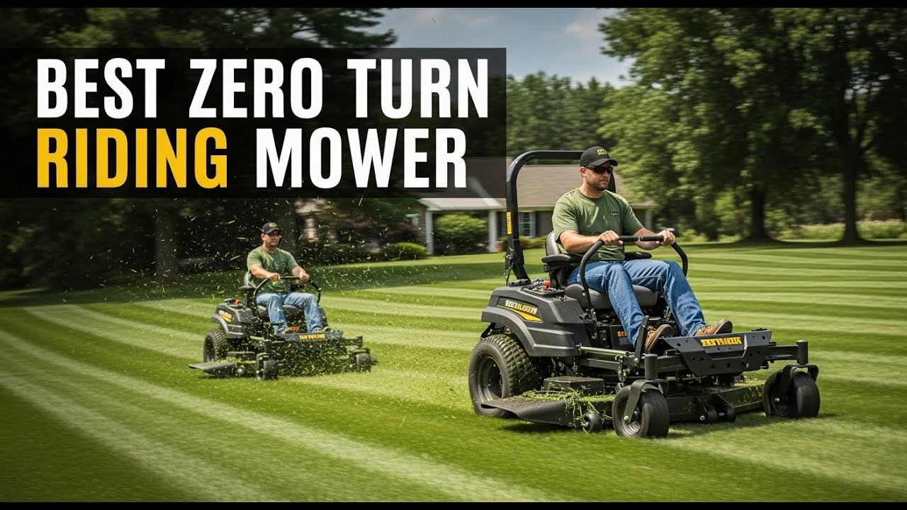 TOP 5 Best Zero Turn Riding Mower 2026 | Power, Comfort, and Precision ...