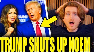 Trump Shuts Up Noem In Public Humiliation ... It's Over