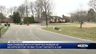 Man charged with attempted murder of police officer in Douglass Hills neighborhood
