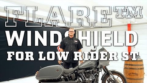 Low Rider ST Flare® Windshield Measurement & Installation