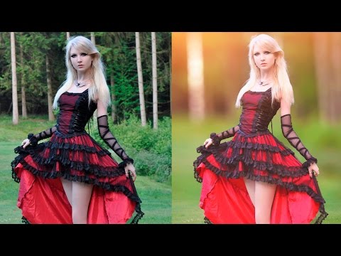 How to Blur background in photoshop cs | soft light photo effect