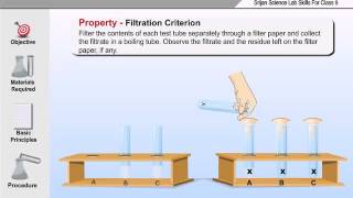 Distinguishing between true solution, suspension and colloidal solution
