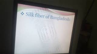 My presentation of silk fiber. It's showing my university.