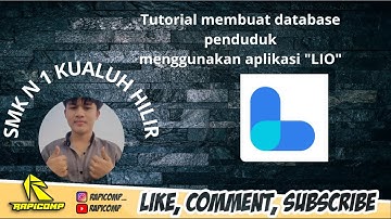 CARA MEMBUAT APLIKASI DATABASE PENDUDUK DENGAN MENGGUNAKAN LIO BY.SAMUEL SAGALA SMKN1 TKJ LABURA