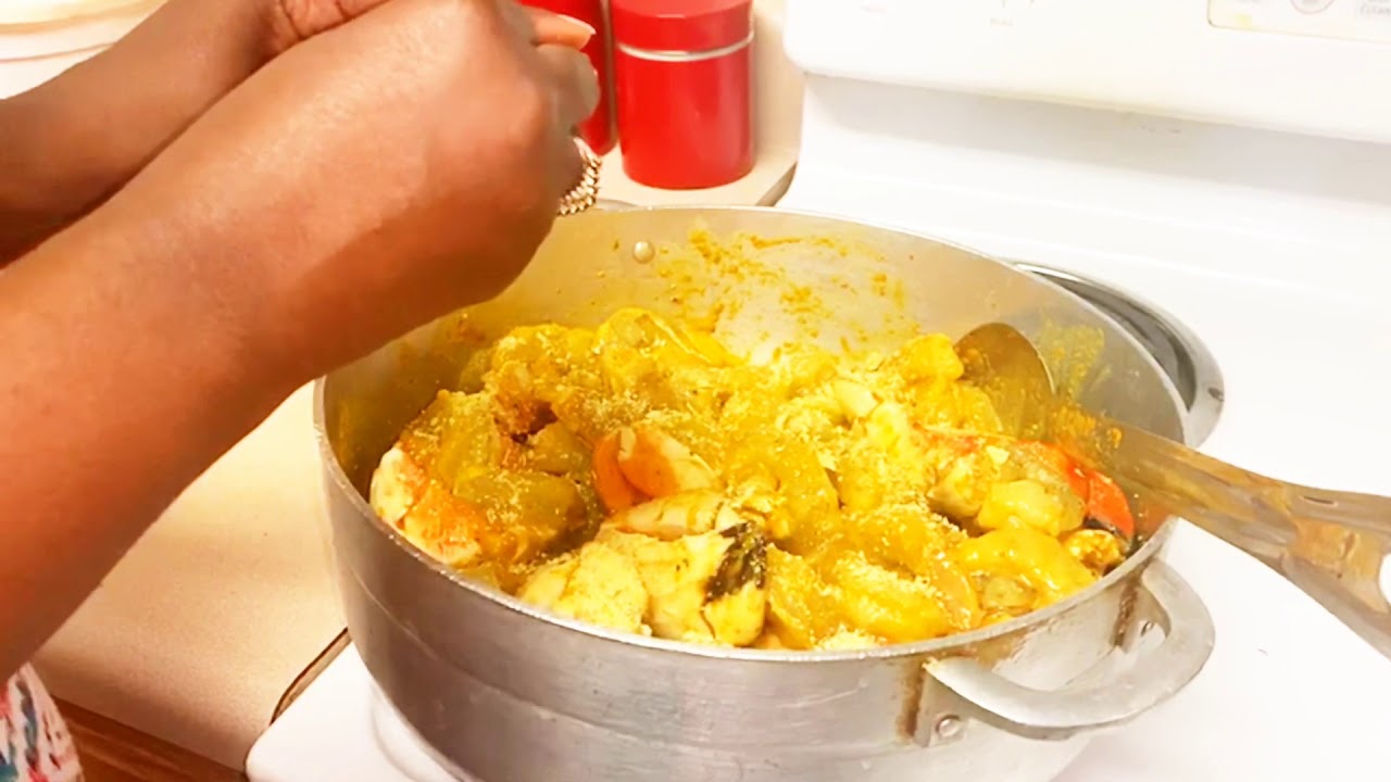 How to make kalalou with seafood YouTube