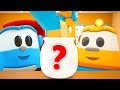 Leo the truck &amp; learn animals for kids. Car cartoons for kids. Street vehicles cartoon full episodes