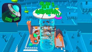 Ufo Attacking The city!!, Ufo Money: Planet Eating Game, walkthrough lvl 1-12, Part 1 GAMEPLAYcorp screenshot 5