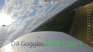First Flight with DJI FPV Goggles v2 on Reptile Dragon II