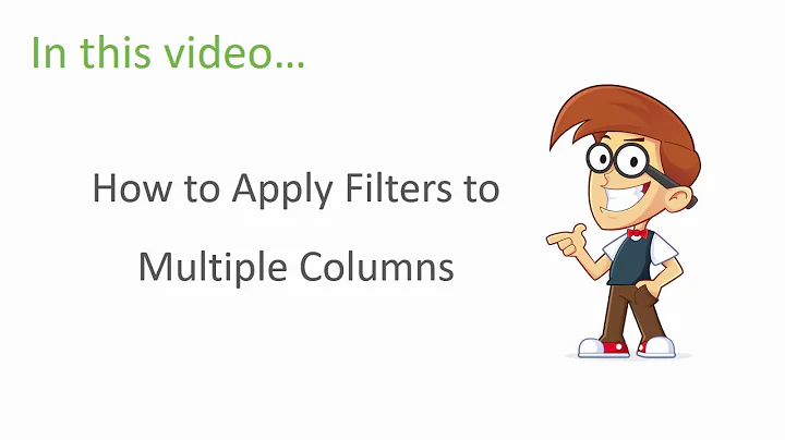 Excel Filters Training - Multiple Column Filters - Part 3 of 3