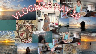 VLOGMAS DAY 19: life updates, christmas baking and the perfect summer sunset
