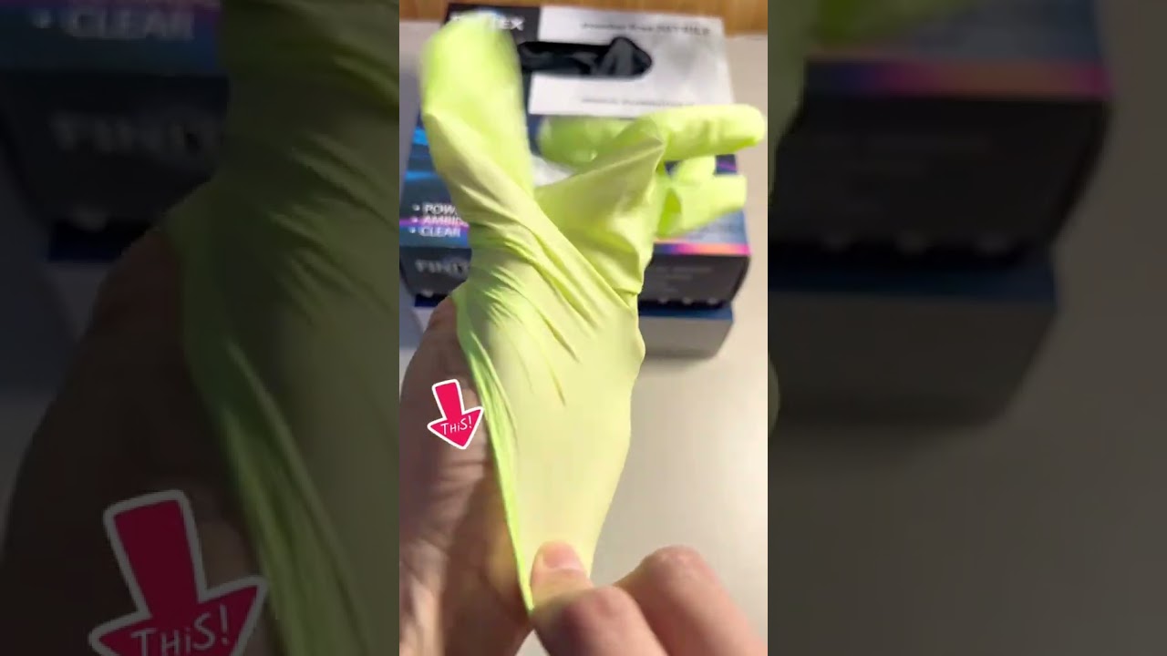 FINITEX Green Nitrile Gloves – The BEST for Food & Medical Use! 