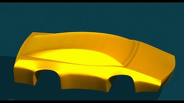 Creo 2 3D Tutorial - Lamborghini Car Freestyle Part 1