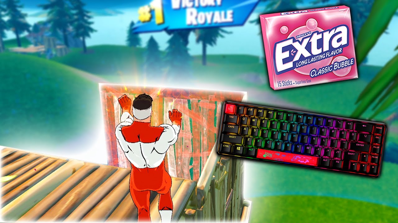 [ASMR] OG Fortnite Ranked, Locker Tour & Gum Chewing (Whispering and Keyboard Sounds)