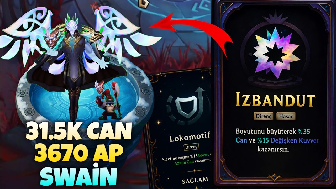 31.5K CAN 3670 AP SWAİN - LOL ARENA MODU
