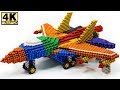 DIY - How To Make Fighter Aircraft with Magnetic Balls Satisfaction 100% (ASMR) | Magnetic Man 4K