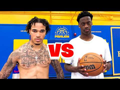 I 1v1'd The Number 1 NBA Draft Pick! (AJ DYBANTSA)