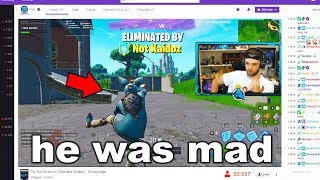 I Stream Sniped Him until he DELETED Fortnite...