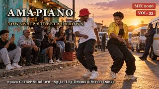 Amapiano Mix 2026 🌇 Spaza Corner Sundown | Sgija, Log Drums & Township Street Dance [Vol. 53]