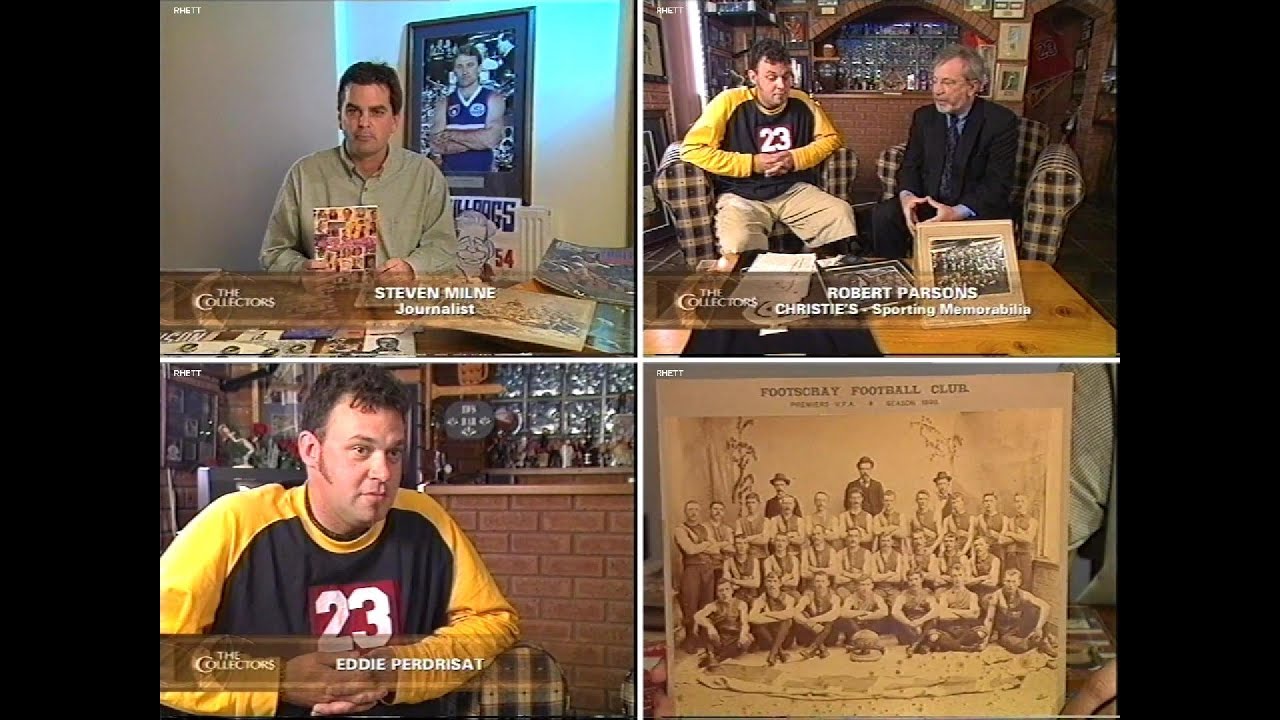 The Collectors - Football Memoriabilia - Steven Milne,  Eddie Perdrisat, and others. Robert Parsons.