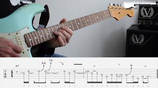 Big Bend Funky A Blues Lick - Guitar Lick Lesson w/TAB - MasterThatLick #9