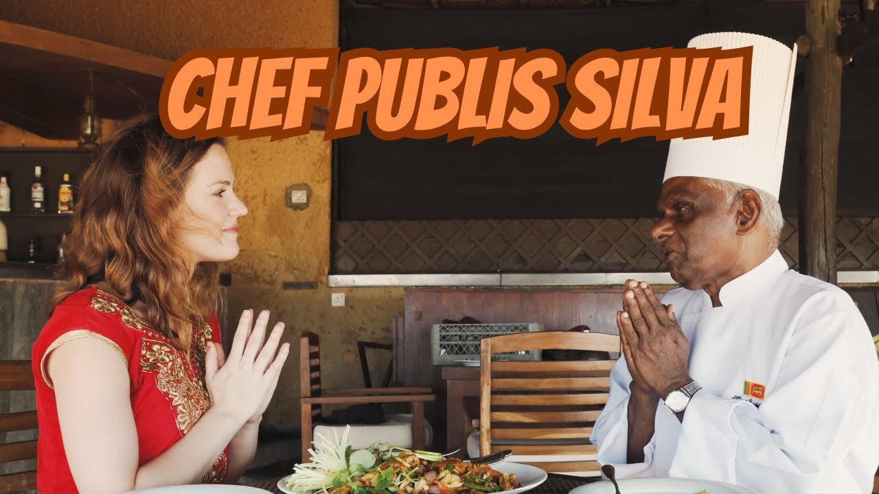 Chef Publis Silva and Paige Murtaugh at Mount Lavinia Hotel