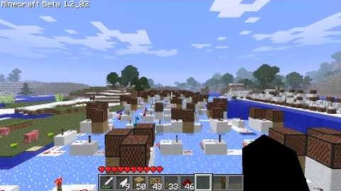 Minecraft beta 1.2 Note Block Music - Harmonius Blacksmith