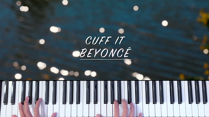 Cuff It Piano version - Piano performance video thumbnail