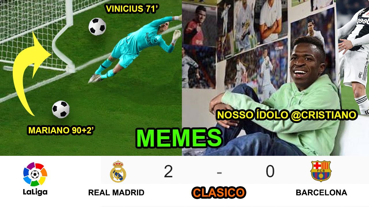 Memes Real Madrid 2 0 Barcelona La Liga 2020 Youtube