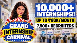 Information Internshala Grand Internship Carnival 🔥 | 10,000+ Internships & ₹80,000 Stipend! News