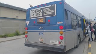 Oldest ETS bus!! Edmonton Transit 2002 New Flyer D40LF (52 Northgate)