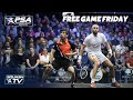 Squash: "THE QUALITY IS JUST GOING UP!" - ElShorbagy v Ghosal - Canary Wharf 2020 - Free Game Friday