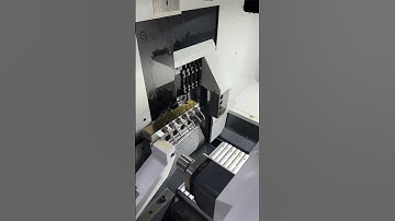 Small Swiss type CNC lathe.Easy operation and learning. #machine #cnclathe #cnc #cnclathemachine