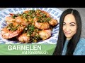 REZEPT: gebratene Garnelen mit Knoblauch | Garnelen asiatisch zubereiten