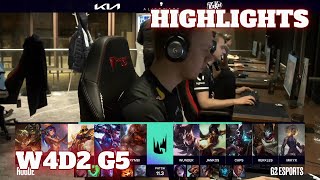Rogue vs G2 Esports - Highlights | Week 4 Day 2 S11 LEC Spring 2021 | RGE vs G2