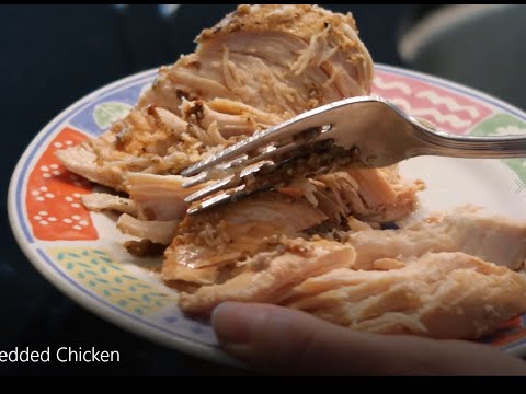 How to make Slow Cooker Shredded Chicken - Pollo desebrado en la Slow Cooker
