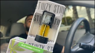 TRYING THE STIIIZY BLUE BURST FULL GRAM