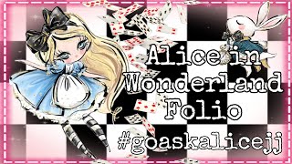 #goaskalicejj - Making an Alice in Wonderland Folio pt. 5
