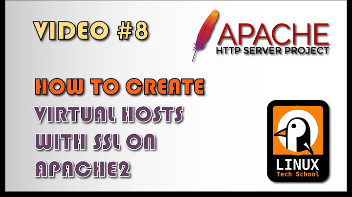 How to create Virtual Hosts with SSL on Apache2