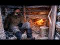24 Hours Alone in the Snows of the Wild Forest: Small Joys and Great Trials