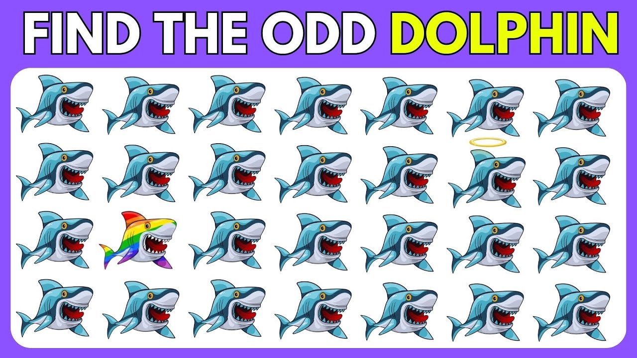 Найдите лишнее — морская версия! 🐬🦞🪼 Легкий, средний, сложный — 30 уровней | Викторина Crocoo