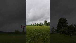 🇨🇦 Stormy Skies Over Canada | Nature’s Power 🌧️ #Nature #Canada #StormClouds #Weather