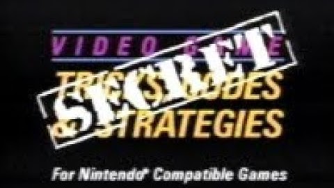 Secret Video Game Tricks, Codes & Strategies - Volume 1 (1989)