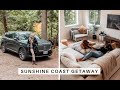 AUTUMNAL SUNSHINE COAST GETAWAY | Mini Road Trip w/ Lincoln Canada &amp; The Coolest AirBnb