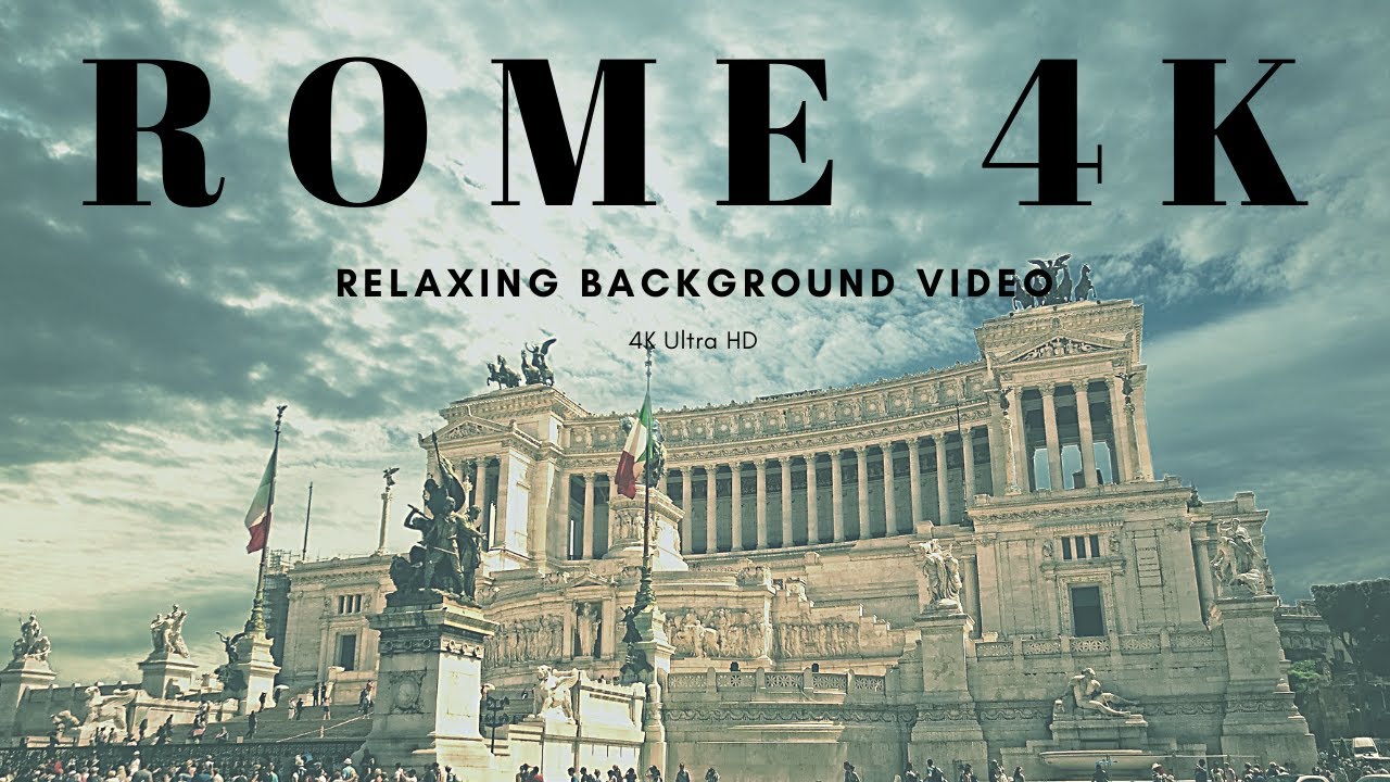 Rome Italy 4K Background Video UHD