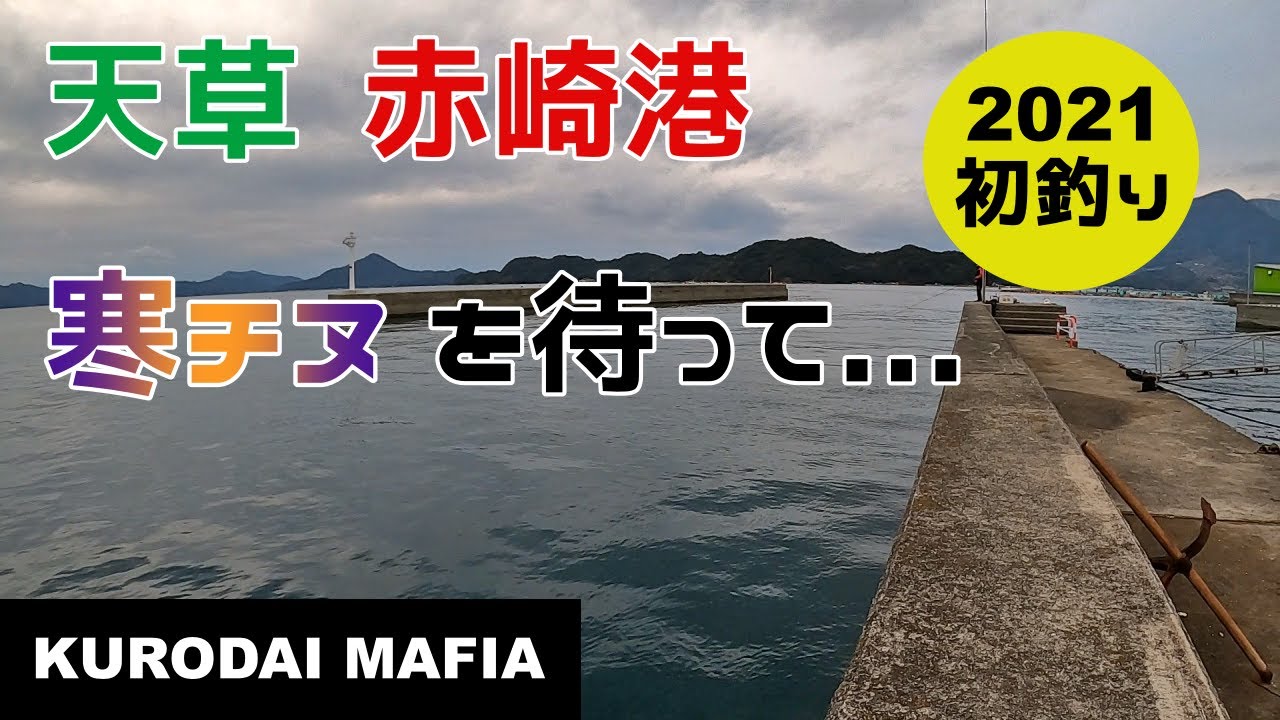 【天草】赤崎港へ寒チヌ狙いに行ってきました。