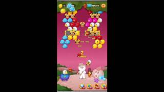 LINE バブル2　STAGE 1939　銀コニー　アイテムあり　×1.5　Silver Cony　LINE BUBBLE 2 screenshot 3