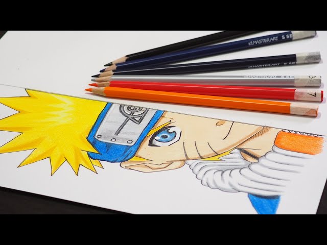 Naruto Uzumaki - Coloured Pencil (Video) by artbox99 on DeviantArt